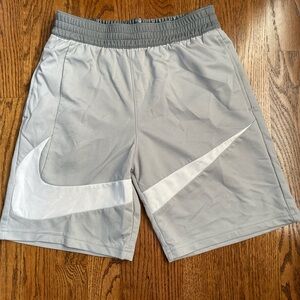 Nike Boy’s Light Gray Athletic Shorts